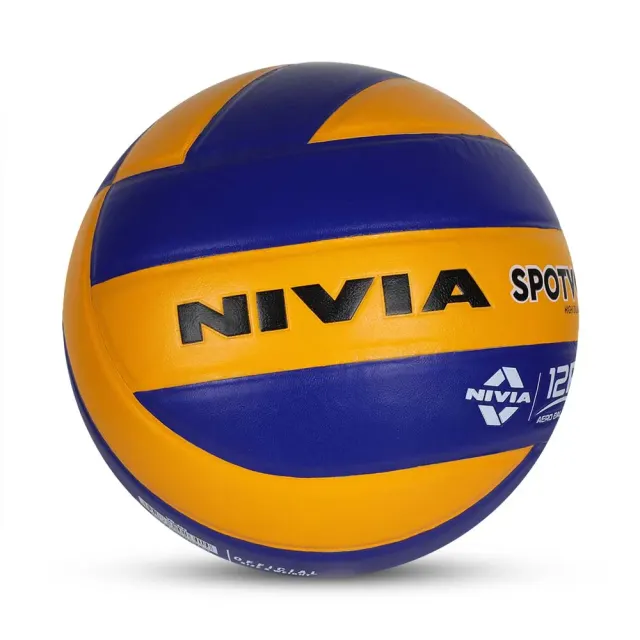 SpotVolley, As Per VFI-Standards Leather Match Volleyball – Nivia