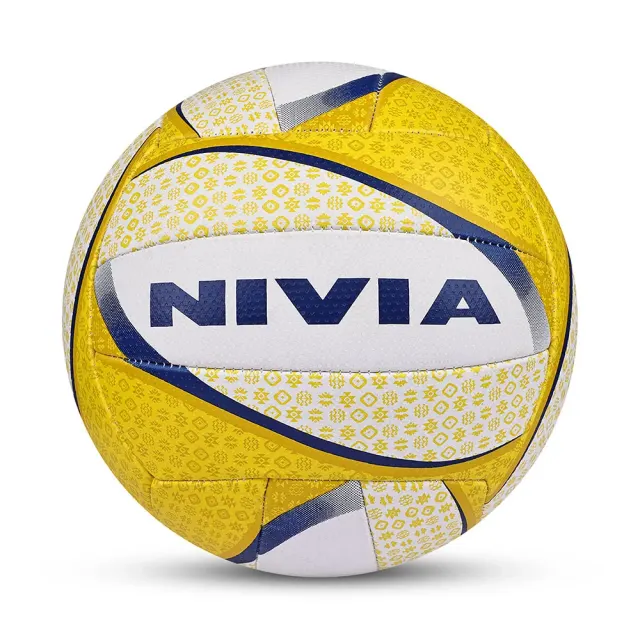 Super Synthetic Hand-Stitched Rubber Training Volleyball – Nivia