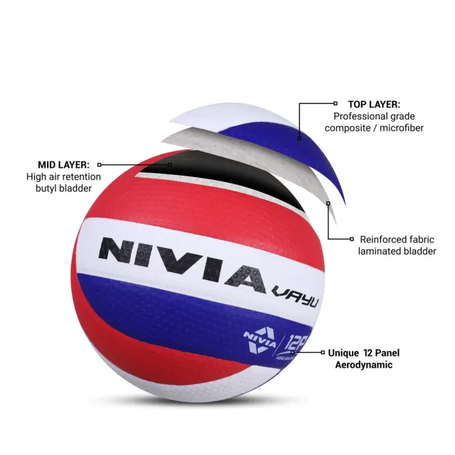 Vayu FIVB Standard Pro Volleyball – Nivia