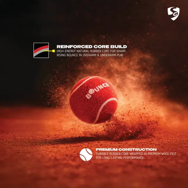 Bounce Heavy Tennis Cricket Ball – SG