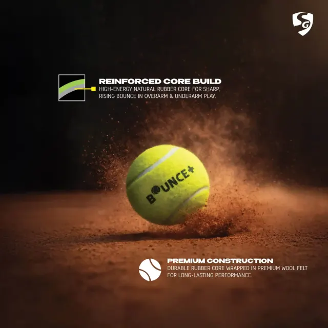 Bounce Plus Lightweight Tennis Cricket Ball – SG