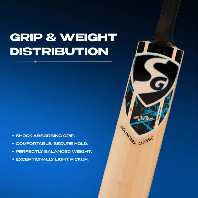 Boundary Classic Kashmir Willow Cricket Bat – SG