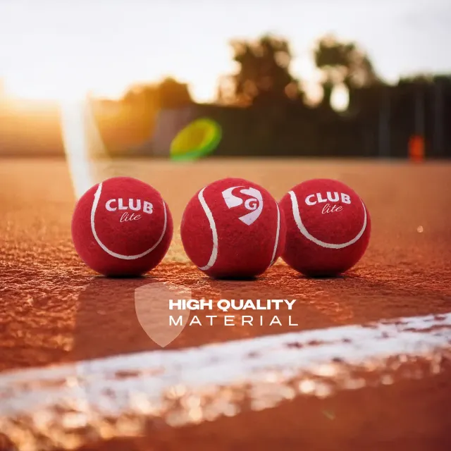 Club Lite Red Cricket Balls (Pack OF 6) Cricket Ball – SG