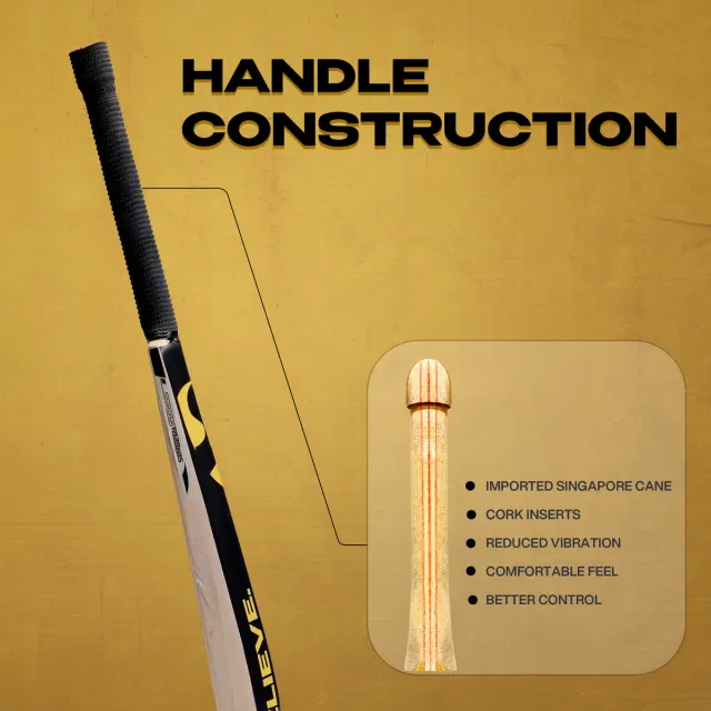 HP Plus Kashmir Willow Cricket Bat – SG