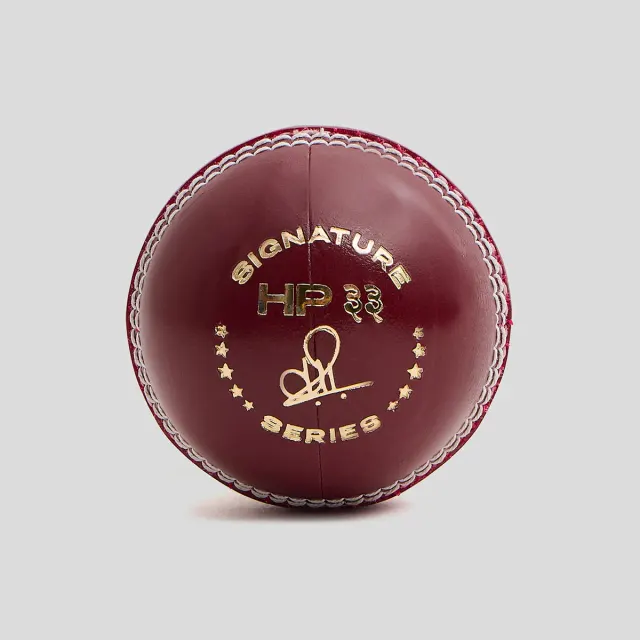 HP33 Red Cricket Leatherette Ball – SG
