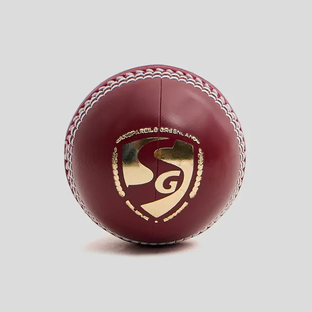 HP33 Red Cricket Leatherette Ball – SG