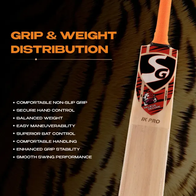 IK Pro Kashmir Willow Cricket Bat – SG