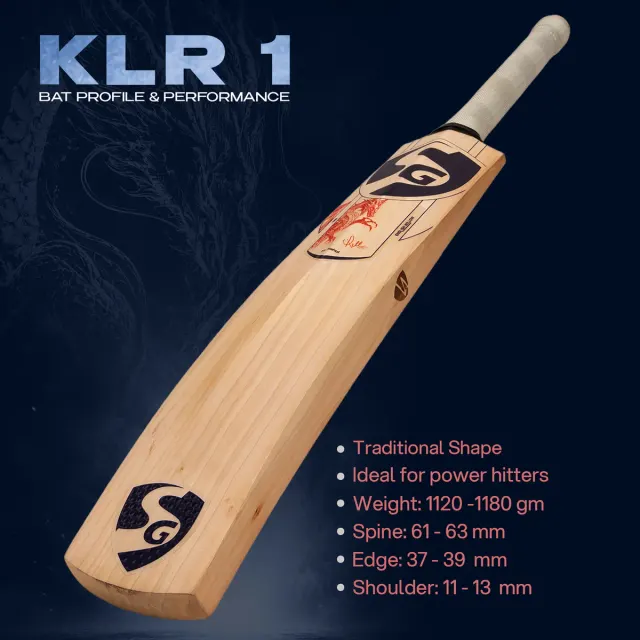 KLR-1 English Willow Player Bat – SG