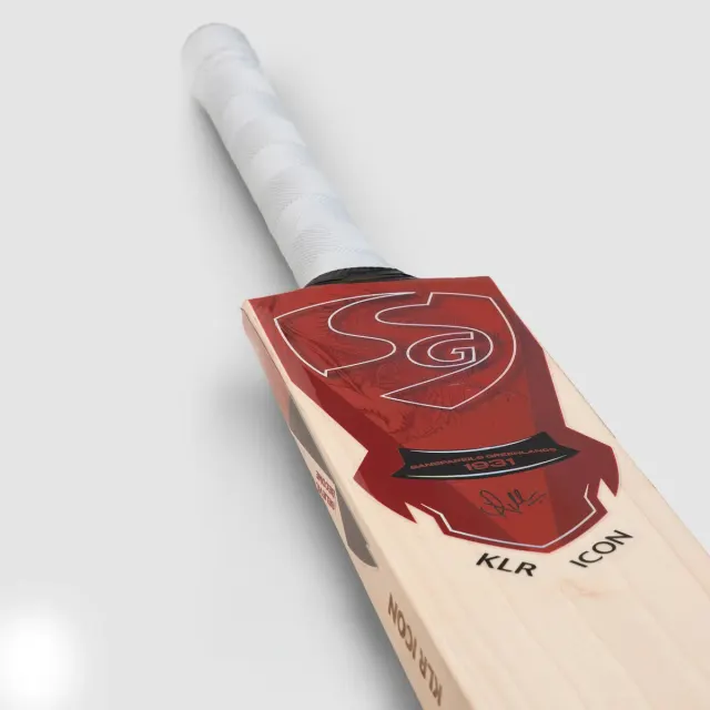 KLR Icon English Willow Cricket Bat (KL Rahul Series) – SG