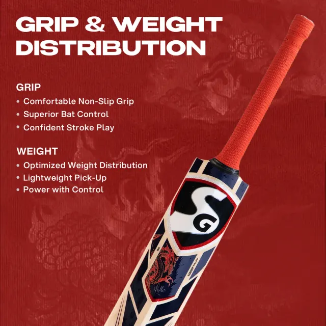 KLR Skipper Kashmir Willow Cricket Bat – SG