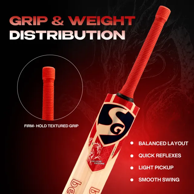KLR Spark Kashmir Willow Cricket Bat – SG