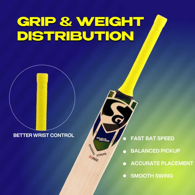 Phoenix Xtreme Kashmir Willow Cricket Bat – SG