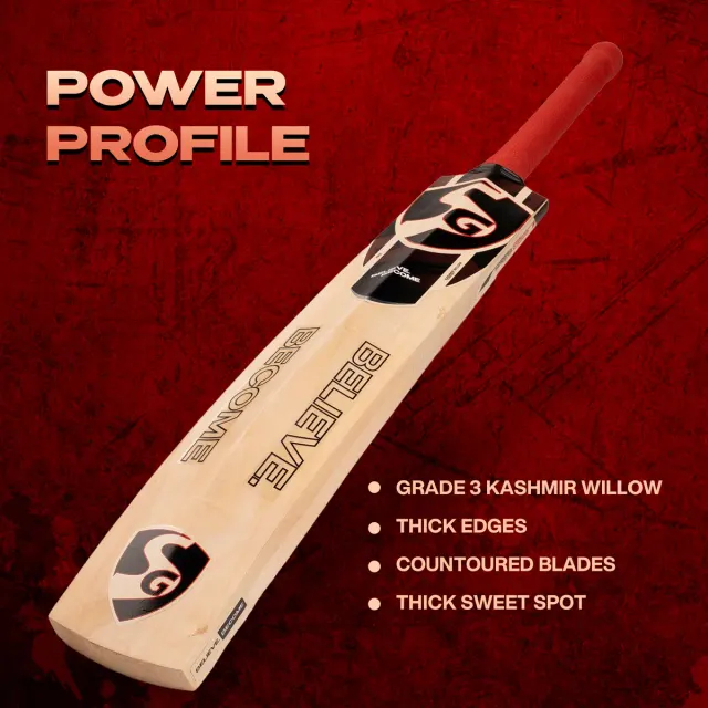 Profile Classic Kashmir Willow Cricket Bat – SG