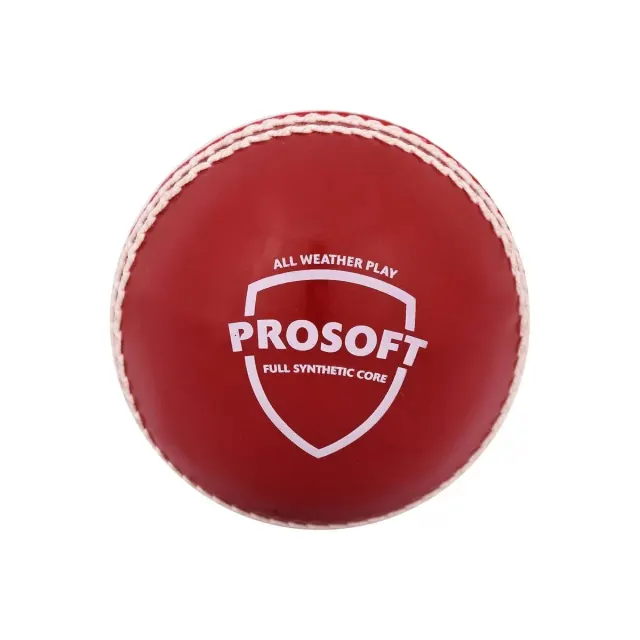 Prosoft Synthetic Cricket Ball (Red) – SG