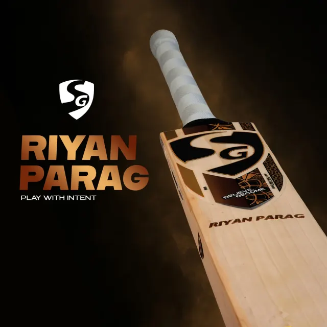 Riyan Parag English Willow Bat – SG