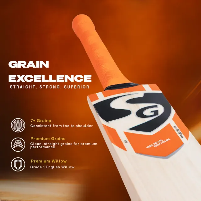 RJ8 R Jadeja English Willow Cricket Bat – SG
