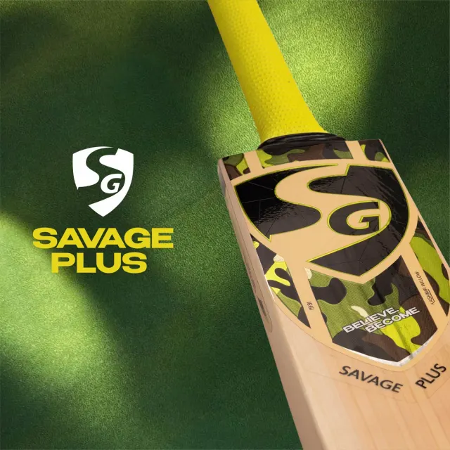 Savage Plus Kashmir Willow Cricket Bat – SG