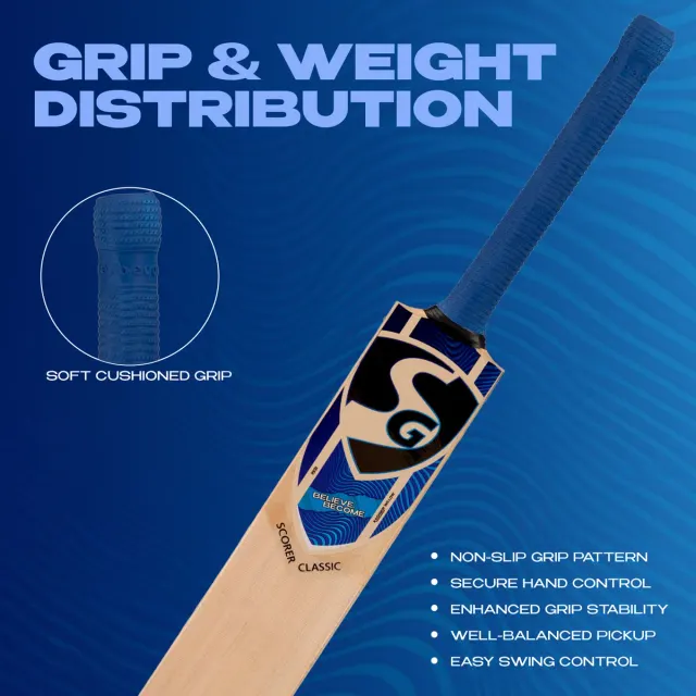 Scorer Classic Kashmir Willow Cricket Bat – SG