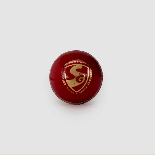 Shield 20 Red Cricket Leather Ball – SG