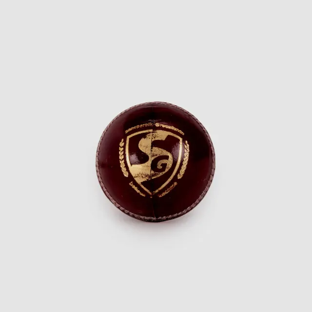 Shield 30 Red Cricket Leather Ball – SG