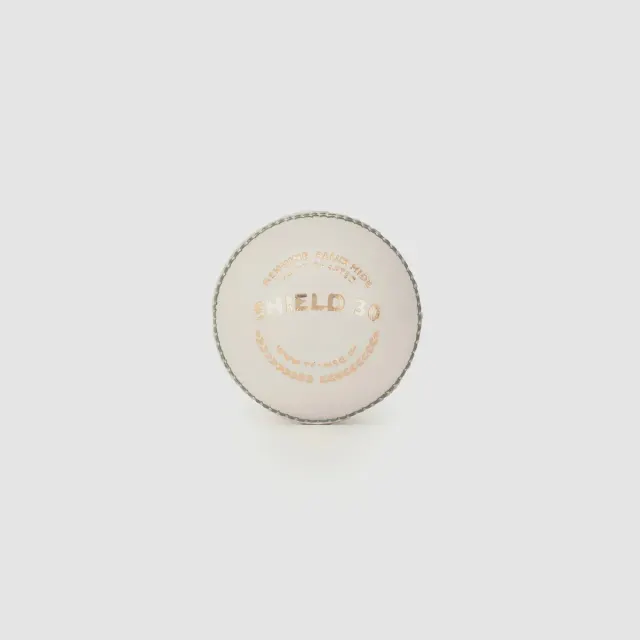 Shield 30 White Cricket Leather Ball (Sg) – SG