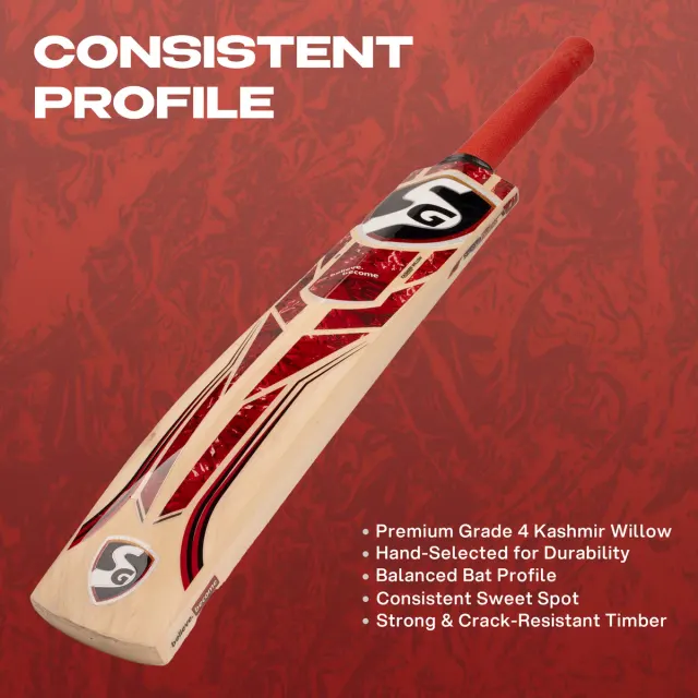 Skipper Plus Kashmir Willow Cricket Bat – SG