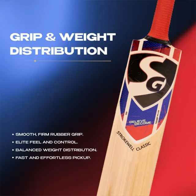Strokewell Classic Kashmir Willow Cricket Bat – SG