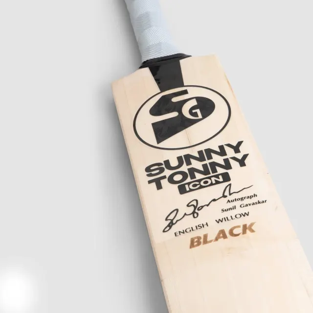 Sunny Tonny Icon Black English Willow Cricket Bat – SG