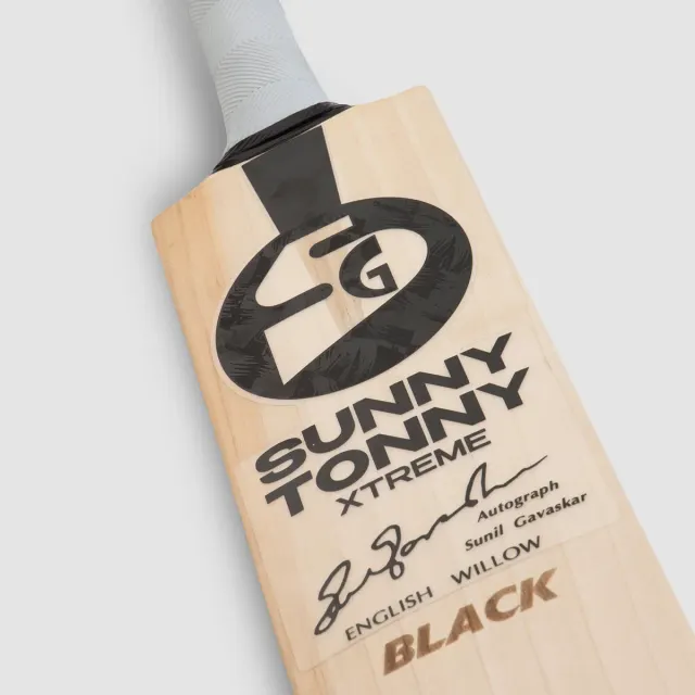 Sunny Tonny Xtreme Black English Willow Cricket Bat – SG