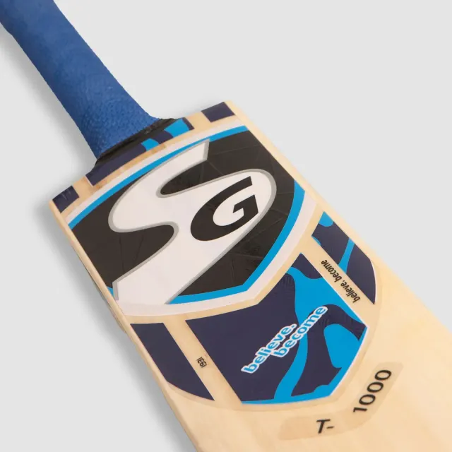 T-1000 Kashmir Willow Cricket Bat (Tennis Ball) – SG