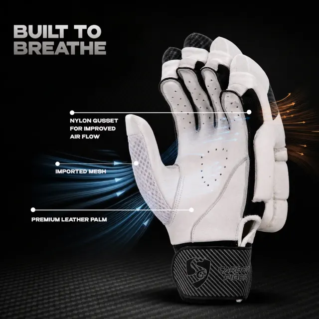 Test Carbon Batting Gloves – SG
