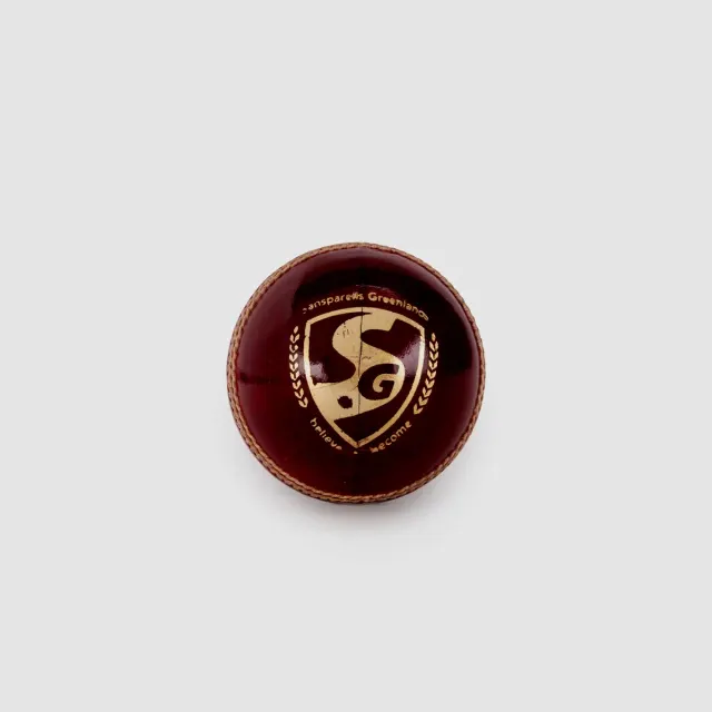 Test LE Red Cricket Leather Ball – SG