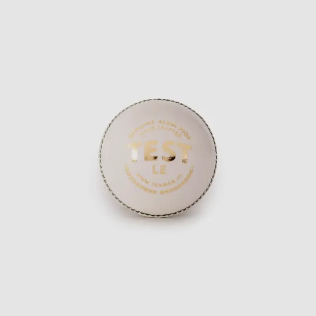 Test LE White Youth Leather Cricket Ball – SG