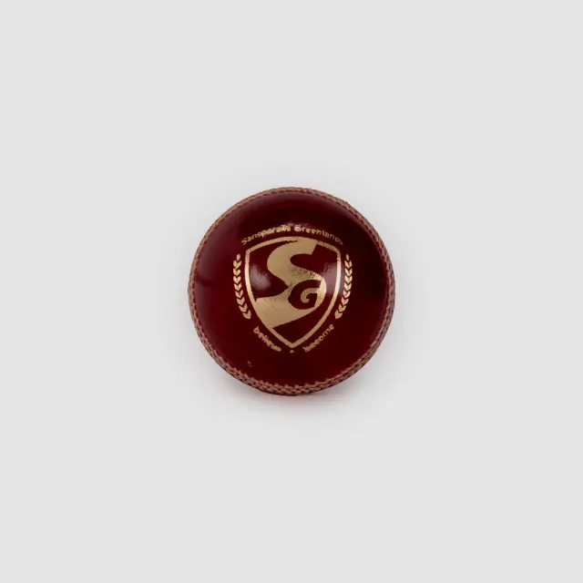 Test Red Leather Cricket Ball – SG