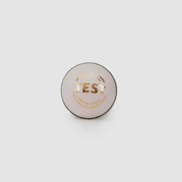 Test White Cricket Leather Ball – SG