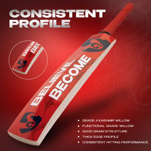Thunder Plus Kashmir Willow Cricket Bat – SG