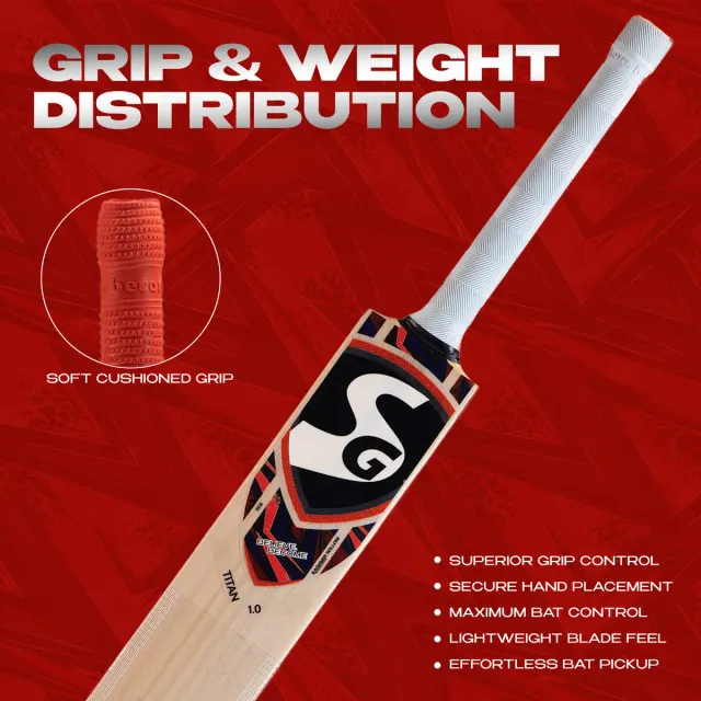 Titan 1.0 Kashmir Willow Bat – SG