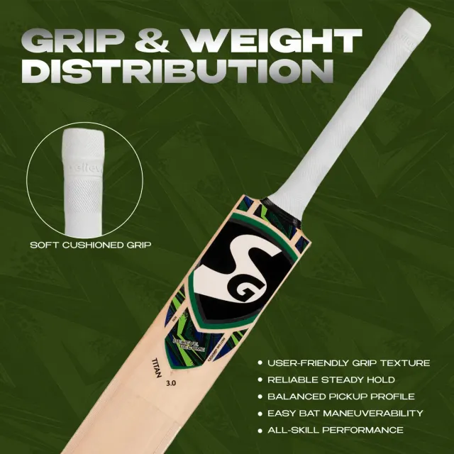 Titan 3.0 Kashmir Willow Bat – SG