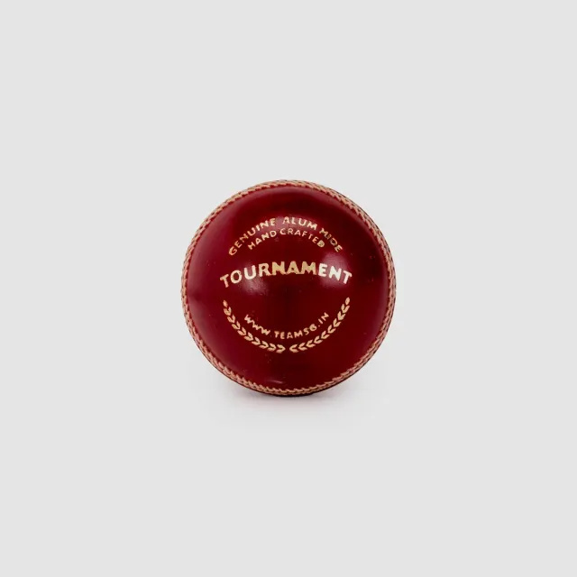Tournament Red Cricket Leather Ball – SG
