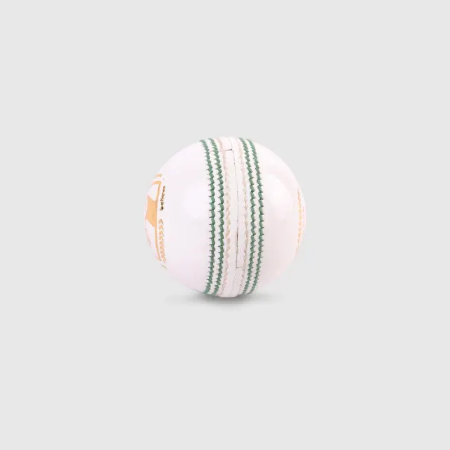 Tournament White Cricket Leather Ball – SG