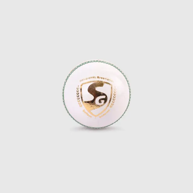 Tournament White Cricket Leather Ball – SG