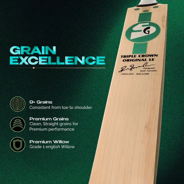 Triple Crown Original LE English Willow Cricket Bat – SG