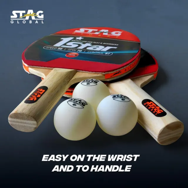 1 Star Table Tennis Playset (B0912JKM4S) – Stag