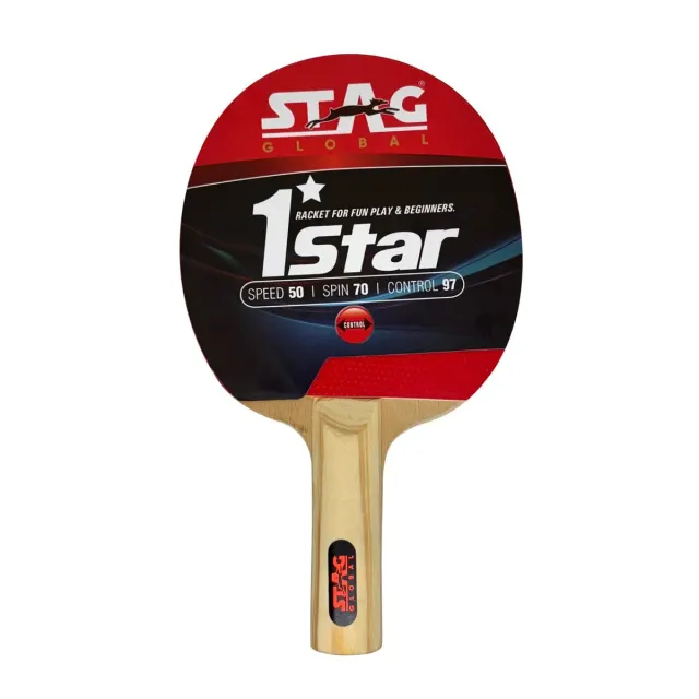 1 Star Table Tennis Racket – Stag
