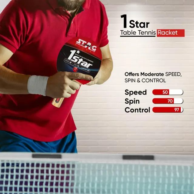1 Star Table Tennis Racket – Stag