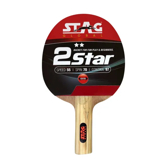 2 Star Table Tennis Racket – Stag