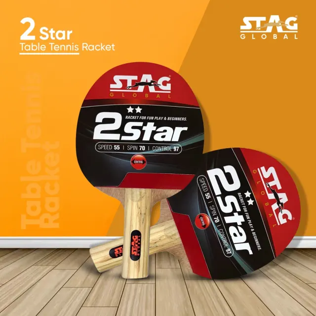 2 Star Table Tennis Racket – Stag