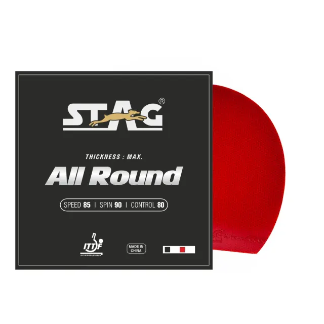 All Round Table Tennis Racket Single Rubber – Stag