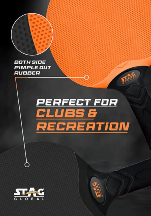 Anywhere Everywhere Dura Blade Table Tennis Playset – Stag