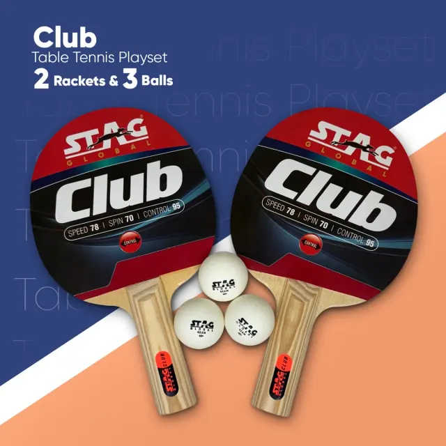 Club Table Tennis Playset – Stag